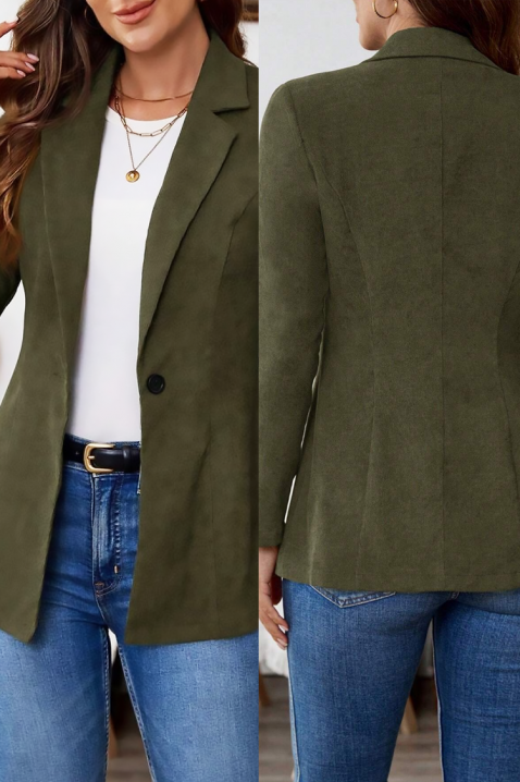 Сако LAKERTA KHAKI, Цвят: каки, IVET.BG - Твоят онлайн бутик.