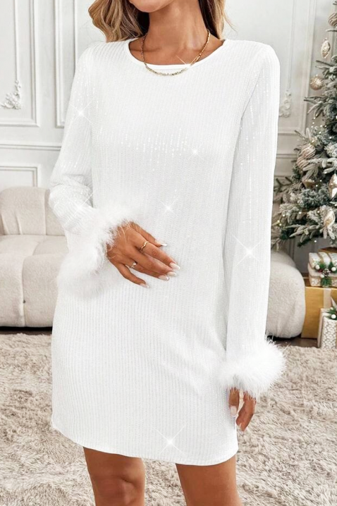 Рокля LAMERANA, Цвят: бял, IVET.BG - Твоят онлайн бутик.