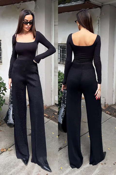 Панталон DAVERDA BLACK, Цвят: черен, IVET.BG - Твоят онлайн бутик.