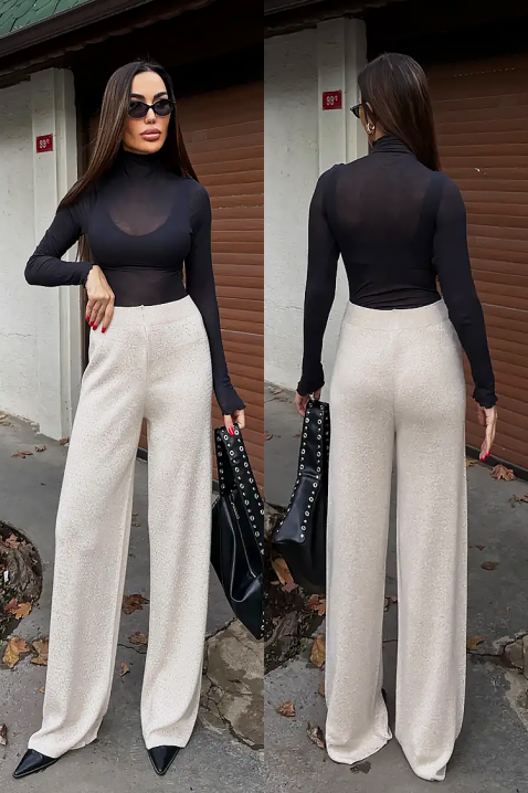 Панталон DAVERDA ECRU, Цвят: екрю, IVET.BG - Твоят онлайн бутик.