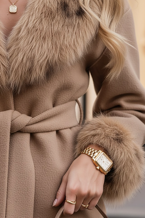 Палто ZARKENZA BEIGE, Цвят: беж, IVET.BG - Твоят онлайн бутик.