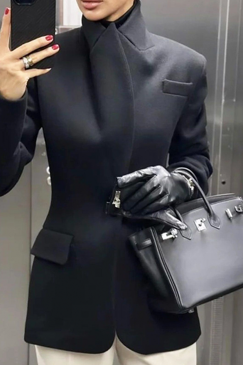 Сако ZREDOLFA, Цвят: черен, IVET.BG - Твоят онлайн бутик.