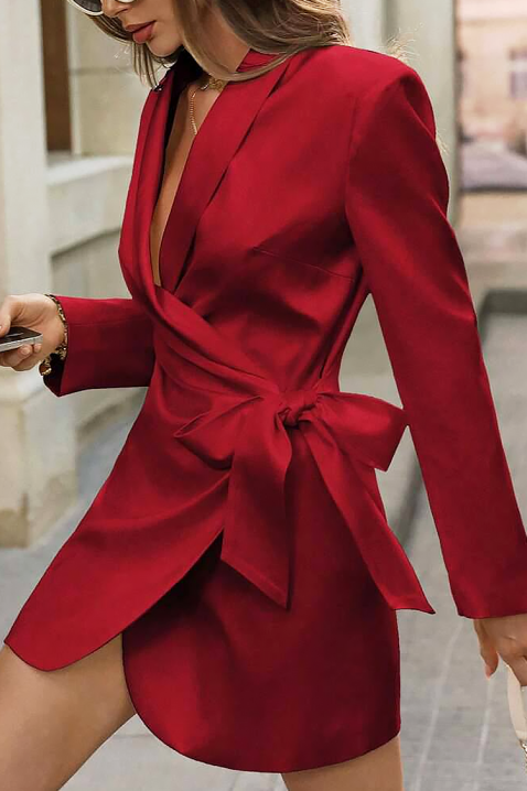 Рокля REDIOLSA, Цвят: червен, IVET.BG - Твоят онлайн бутик.