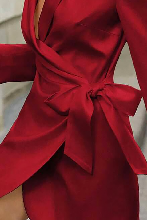 Рокля REDIOLSA, Цвят: червен, IVET.BG - Твоят онлайн бутик.