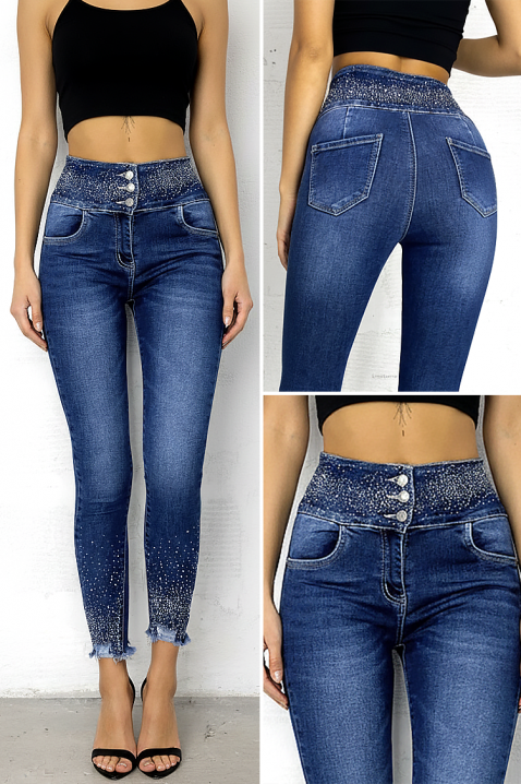 Дънки SOLDINA, Цвят: син, IVET.BG - Твоят онлайн бутик.