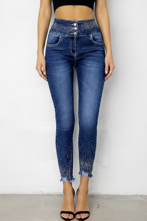 Дънки SOLDINA, Цвят: син, IVET.BG - Твоят онлайн бутик.