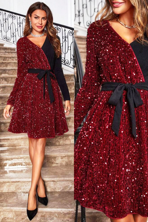 Рокля BENJIADA, Цвят: червен, IVET.BG - Твоят онлайн бутик.