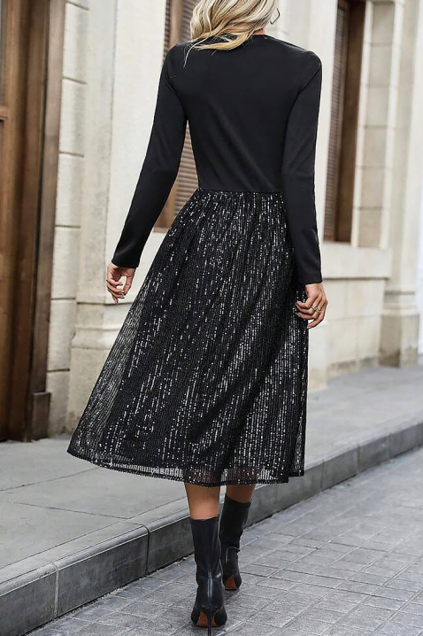 Рокля KARMELOTA, Цвят: черен, IVET.BG - Твоят онлайн бутик.