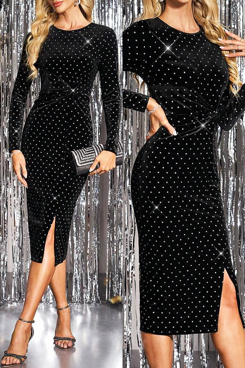 Рокля MENSIARA, Цвят: черен, IVET.BG - Твоят онлайн бутик.