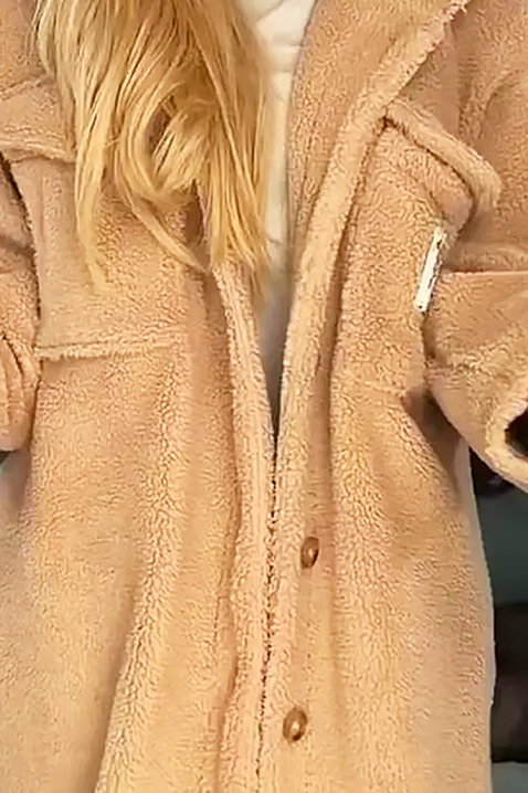 Палто PREVILZA, Цвят: беж, IVET.BG - Твоят онлайн бутик.