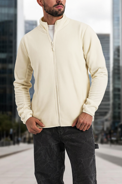 Мъжки суичър KANDOR ECRU, Цвят: екрю, IVET.BG - Твоят онлайн бутик.