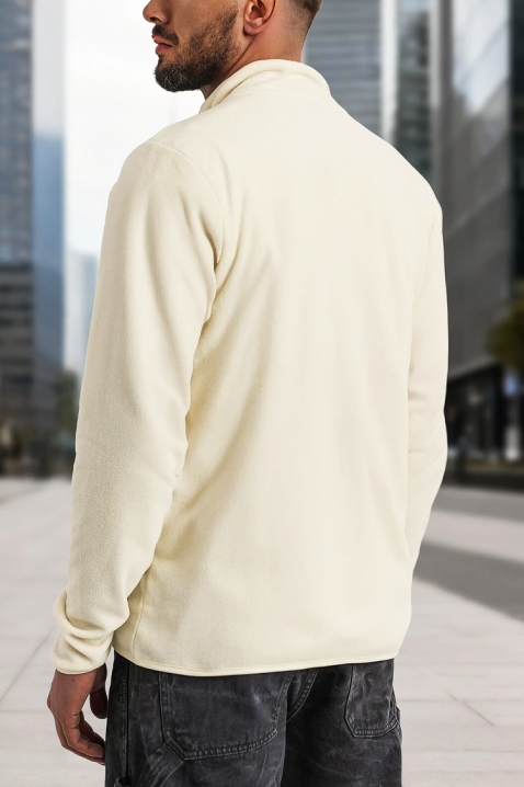 Мъжки суичър KANDOR ECRU, Цвят: екрю, IVET.BG - Твоят онлайн бутик.