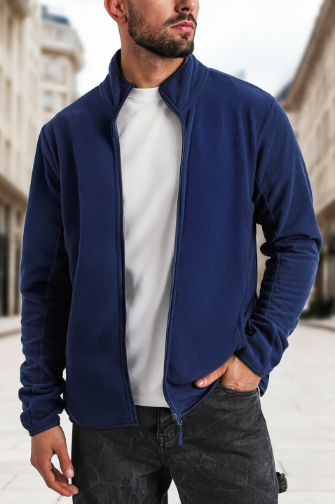 Мъжки суичър KANDOR NAVY, Цвят: тъмносин, IVET.BG - Твоят онлайн бутик.