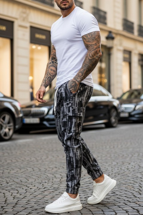 Мъжки панталон ZIRMEN BLACK, Цвят: черен, IVET.BG - Твоят онлайн бутик.