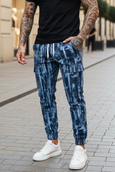 Мъжки панталон ZIRMEN BLUE, Цвят: син, IVET.BG - Твоят онлайн бутик.