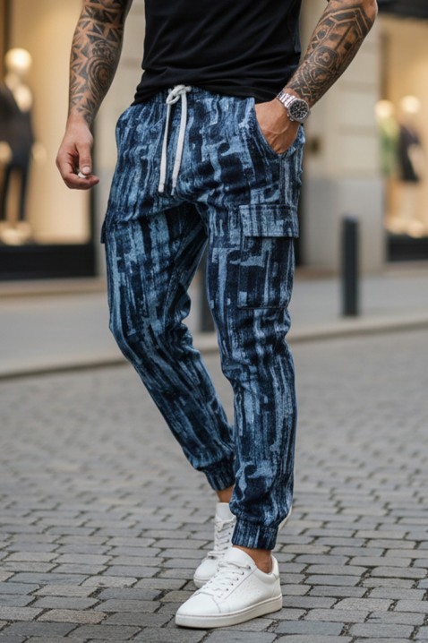 Мъжки панталон ZIRMEN BLUE, Цвят: син, IVET.BG - Твоят онлайн бутик.