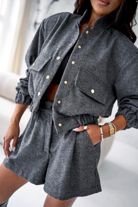 Комплект SREVOLZA, Цвят: сив, IVET.BG - Твоят онлайн бутик.