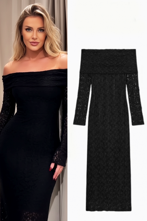 Рокля ALBENDA, Цвят: черен, IVET.BG - Твоят онлайн бутик.