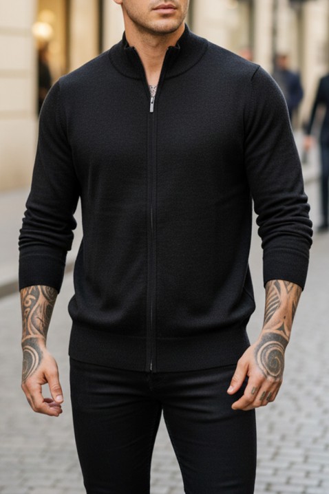 Мъжка жилетка KAROLDI BLACK, Цвят: черен, IVET.BG - Твоят онлайн бутик.