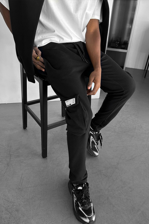 Мъжки панталон VOXOR BLACK, Цвят: черен, IVET.BG - Твоят онлайн бутик.