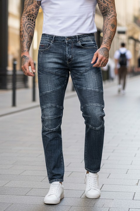 Мъжки дънки BROLGO, Цвят: тъмносин, IVET.BG - Твоят онлайн бутик.