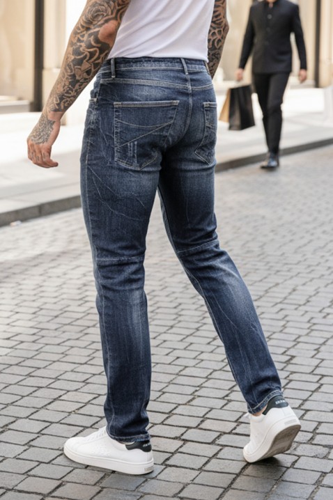 Мъжки дънки BROLGO, Цвят: тъмносин, IVET.BG - Твоят онлайн бутик.