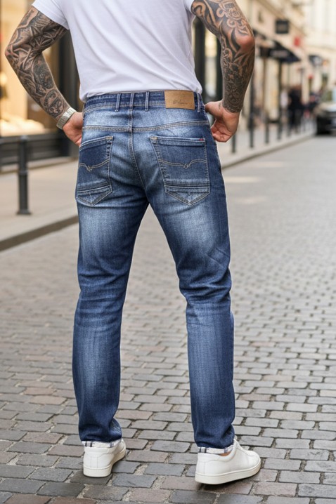 Мъжки дънки FROLTEN, Цвят: тъмносин, IVET.BG - Твоят онлайн бутик.