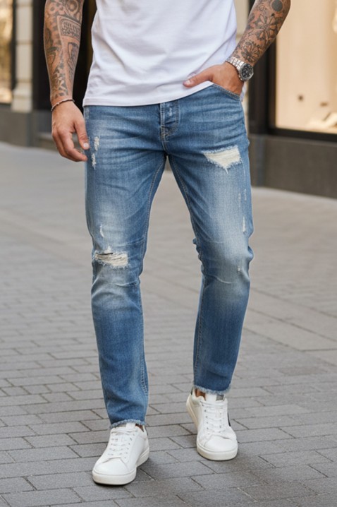 Мъжки дънки TERODO, Цвят: син, IVET.BG - Твоят онлайн бутик.