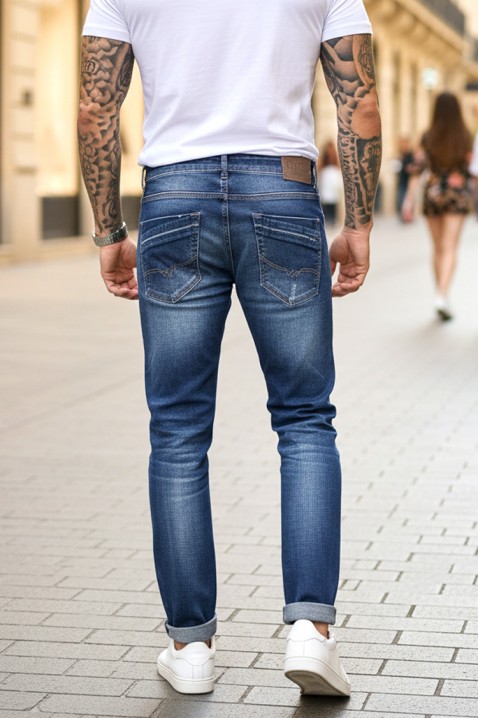 Мъжки дънки KONSOR, Цвят: тъмносин, IVET.BG - Твоят онлайн бутик.