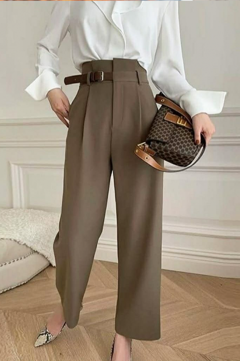 Панталон BLODERZA, Цвят: беж, IVET.BG - Твоят онлайн бутик.