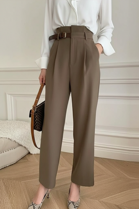 Панталон BLODERZA, Цвят: беж, IVET.BG - Твоят онлайн бутик.