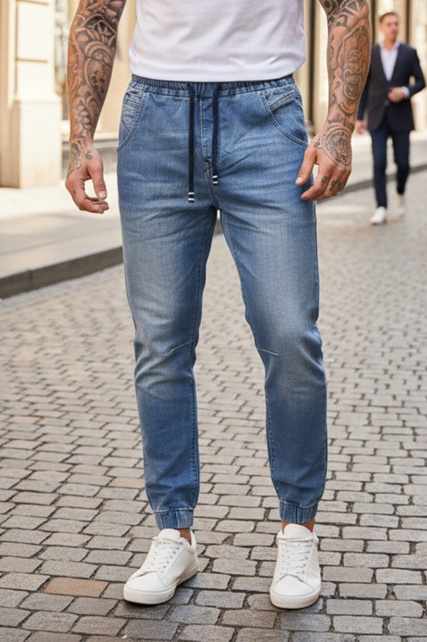 Мъжки дънки JERBEL, Цвят: син, IVET.BG - Твоят онлайн бутик.