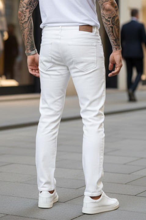 Мъжки дънки TOMSON, Цвят: бял, IVET.BG - Твоят онлайн бутик.