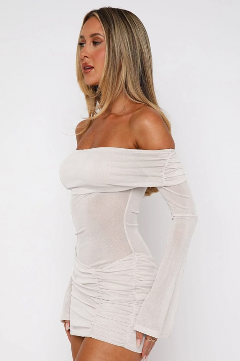 Рокля GRUVELDA, Цвят: бял, IVET.BG - Твоят онлайн бутик.