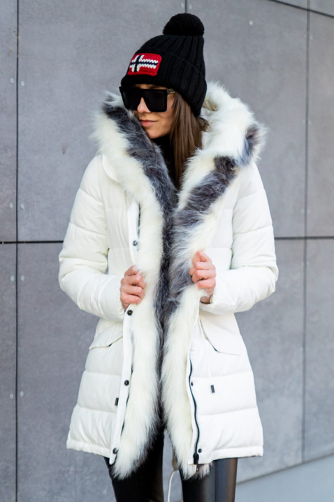 Яке DJEZINDRA WHITE, Цвят: бял, IVET.BG - Твоят онлайн бутик.