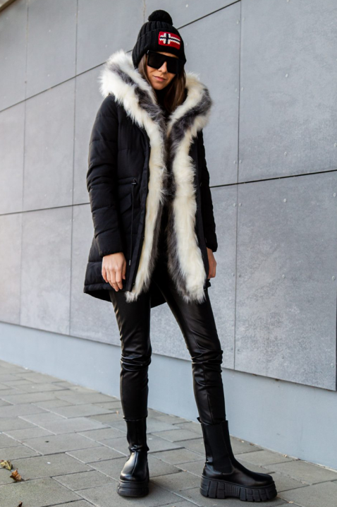 Яке DJEZINDRA BLACK, Цвят: черен, IVET.BG - Твоят онлайн бутик.