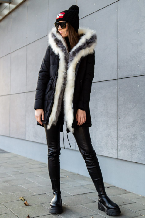 Яке DJEZINDRA BLACK, Цвят: черен, IVET.BG - Твоят онлайн бутик.