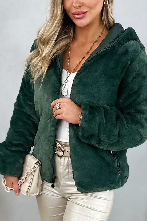 Яке VULDENZA GREEN, Цвят: зелен, IVET.BG - Твоят онлайн бутик.