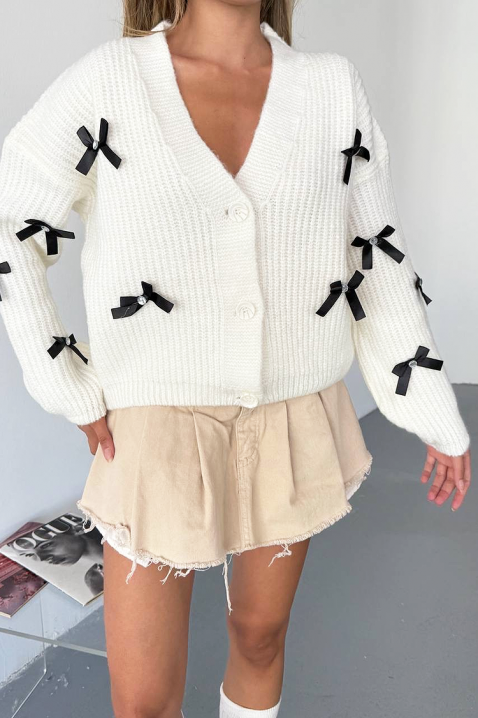 Жилетка KELDIONA, Цвят: бял, IVET.BG - Твоят онлайн бутик.