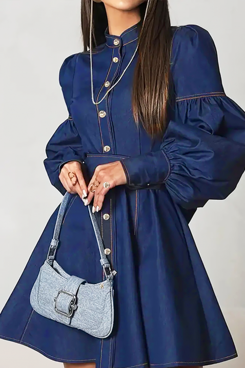 Рокля GIVERLA, Цвят: син, IVET.BG - Твоят онлайн бутик.