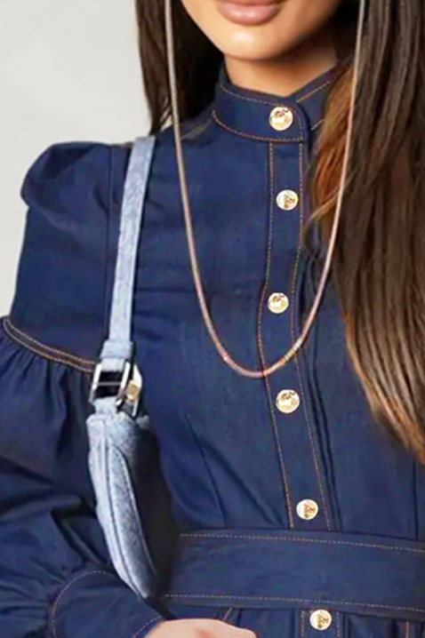 Рокля GIVERLA, Цвят: син, IVET.BG - Твоят онлайн бутик.