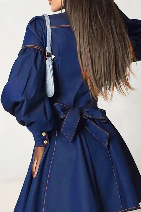 Рокля GIVERLA, Цвят: син, IVET.BG - Твоят онлайн бутик.