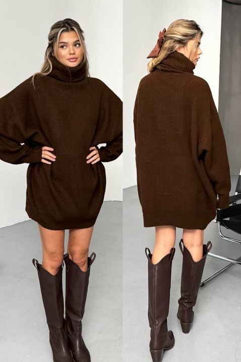 Туника AMERGONA BROWN, Цвят: кафяв, IVET.BG - Твоят онлайн бутик.