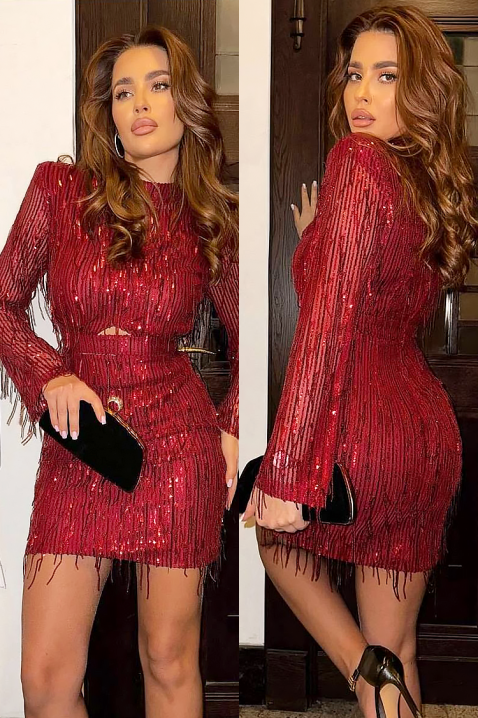 Комплект KAMIERA RED, Цвят: червен, IVET.BG - Твоят онлайн бутик.