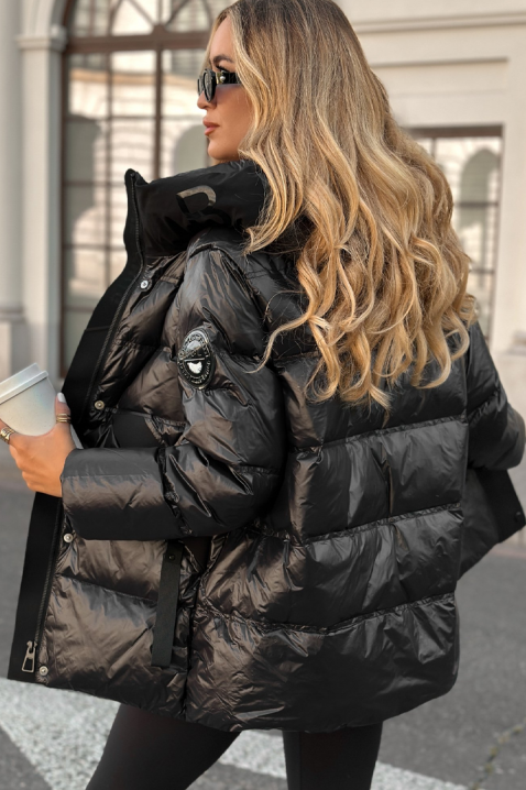 Яке TELIESA, Цвят: черен, IVET.BG - Твоят онлайн бутик.