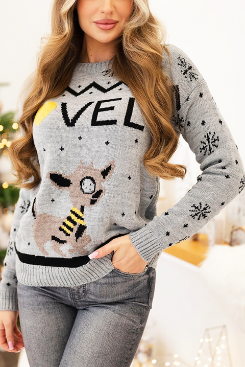 Пуловер ROLZONA GREY, Цвят: сив, IVET.BG - Твоят онлайн бутик.