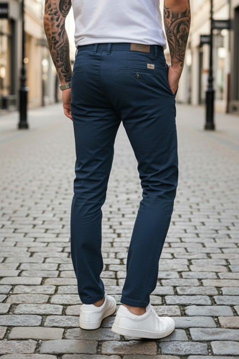 Мъжки панталон TELRET NAVY, Цвят: тъмносин, IVET.BG - Твоят онлайн бутик.