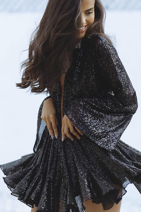 Рокля EROTOLDA BLACK, Цвят: черен, IVET.BG - Твоят онлайн бутик.