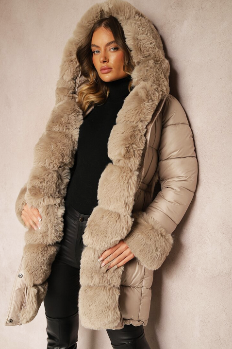 Яке ABAMBINA BEIGE, Цвят: беж, IVET.BG - Твоят онлайн бутик.