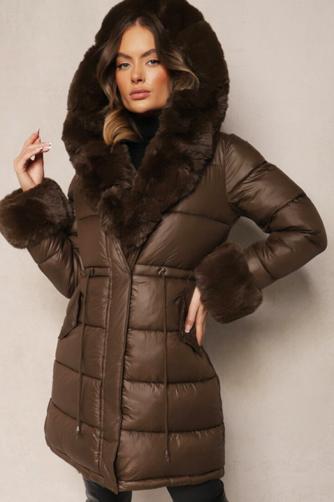 Яке ABAMBINA BROWN, Цвят: кафяв, IVET.BG - Твоят онлайн бутик.